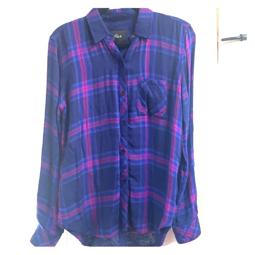 Rails super soft plaid shirt